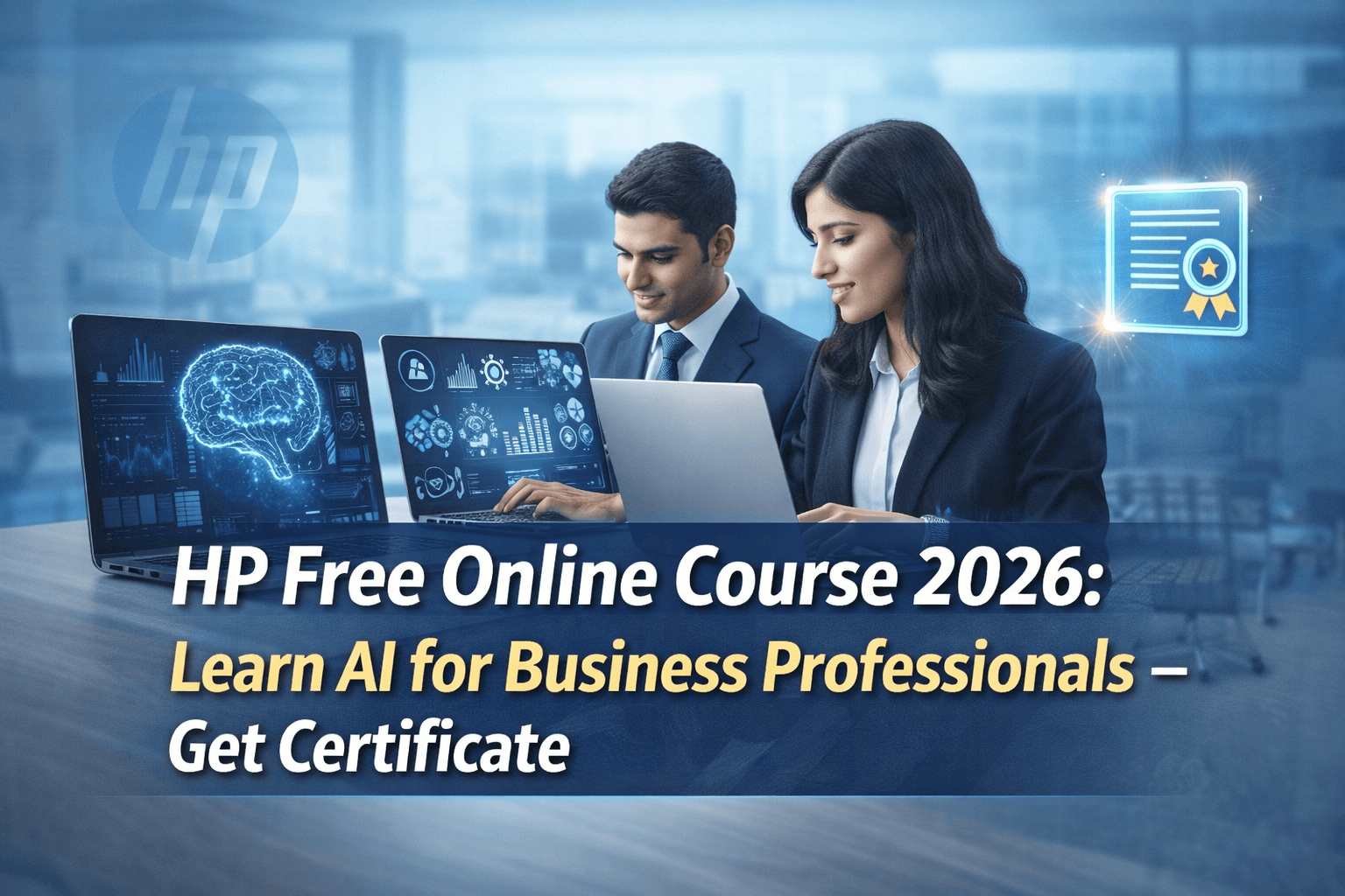 HP Free Online Course 2026: Learn AI For Business Professionals, Get ...