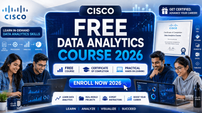 Cisco Free Course Open: Get a Certificate in Data Analytics Enroll Now 2026