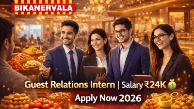Bikanervala Internship 2026: Guest Relations Intern| Eligibility