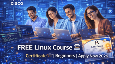 Cisco Free Linux Course with Certificate for Beginners 2026: Skills