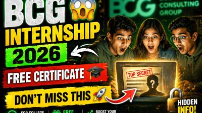 BCG Internship 2026 for College Students Launches Free Certificate Program | Apply Now