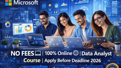 Microsoft FREE Data Analyst Course 2026: No Fees