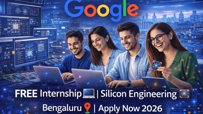 Google Launched FREE Silicon Engineering Internship for College students in Bengaluru