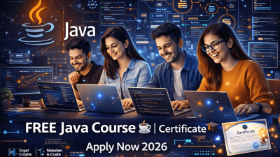 Java Programming FREE Course 2026 Certificate Includes: Apply Now