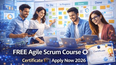 Free Agile Scrum Course 2026 with Certificate: Apply Now