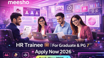 Meesho Internship 2026: HR Trainee Role