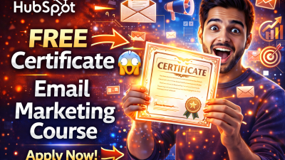 FREE Email Marketing Course with Certificate by Hubspot Academy Apply Now 2026