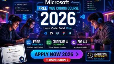 Microsoft Free Vibe Coding Course with Certificate (2026) — Apply Now Before It Closes!