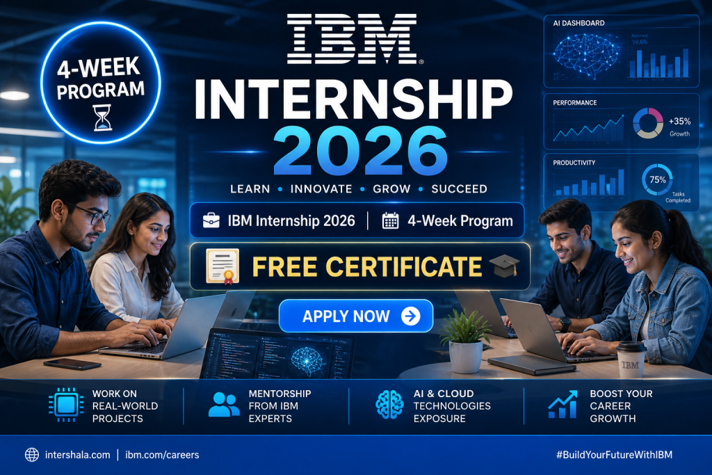 IBM Internship 2026: 4-Week Program + Free Certificate