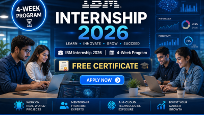IBM Internship 2026: 4-Week Program + Free Certificate