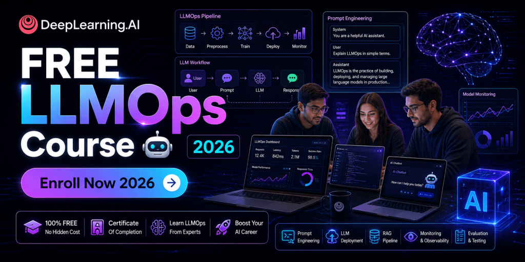 DeepLearning.AI LLMOps Free Course 2026: Enroll Now